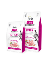 Brit Care Cat Aliment Sec pour Chat Grain-Free KITTEN HEALTHY GROWTH AND DEVELOPMENT